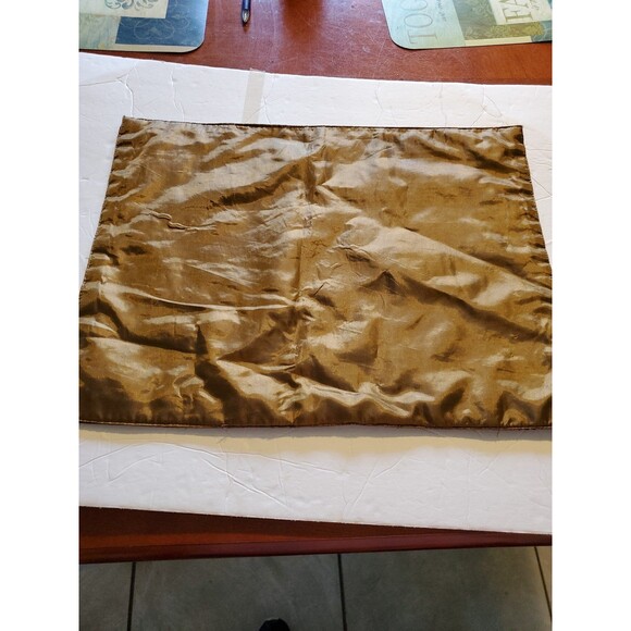 Brown Striped 18 x 13.5 4-Piece Placemat Set - Picture 3 of 3